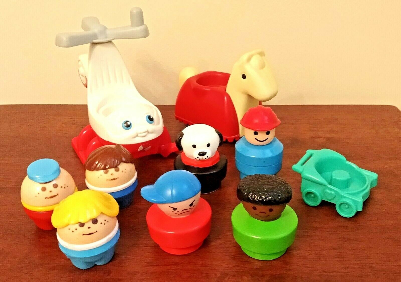 Vintage Fisher Price Mattel Chunky Little People Little Tikes Figures & Other