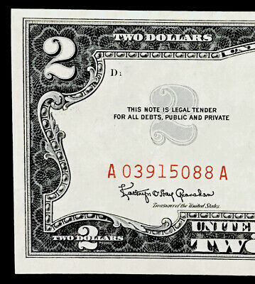 1963 $2 Red Seal! Spectacular Note! Best Ive Seen! High End Gembu+++nr #1106_503