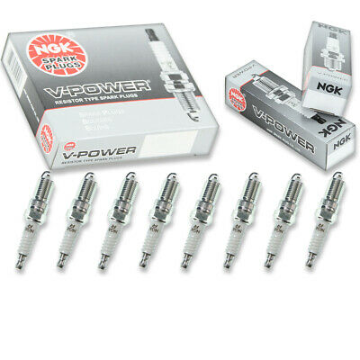 8 Pcs Ngk V-power Spark Plugs For 1999-2013 Chevrolet Silverado 1500 5.3l Bo